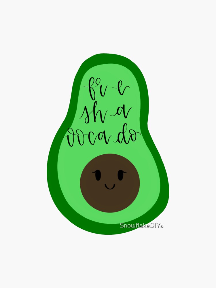 fre sh a voca do sticker by SnowflakeDIYs
