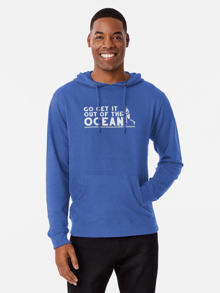 Max Muncy Get It Out Of The Ocean Lightweight Hoodie By Dodgertown