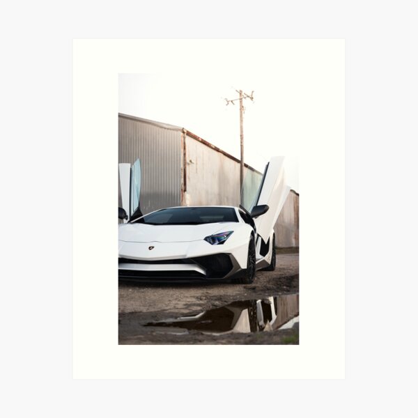 Lamborghini Aventador SV Art Print