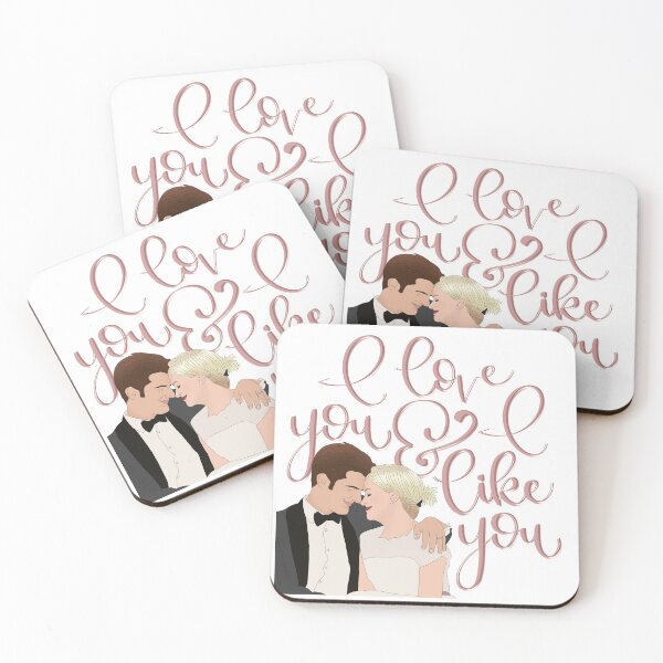 Item preview, I Love You and I Like You Ben and Leslie Love Note | Parks and Rec | Pop Culture designed and sold by Artsyalison.