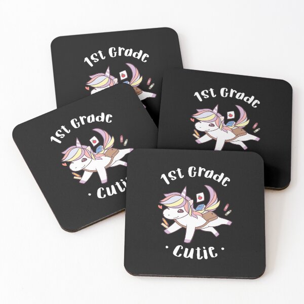 Item preview, Cute Unicorn Gift for First Grader, Unicorn Cutie, 1st Grade, First Grade Shirt, Unicorn Party designed and sold by fatamyfan1.
