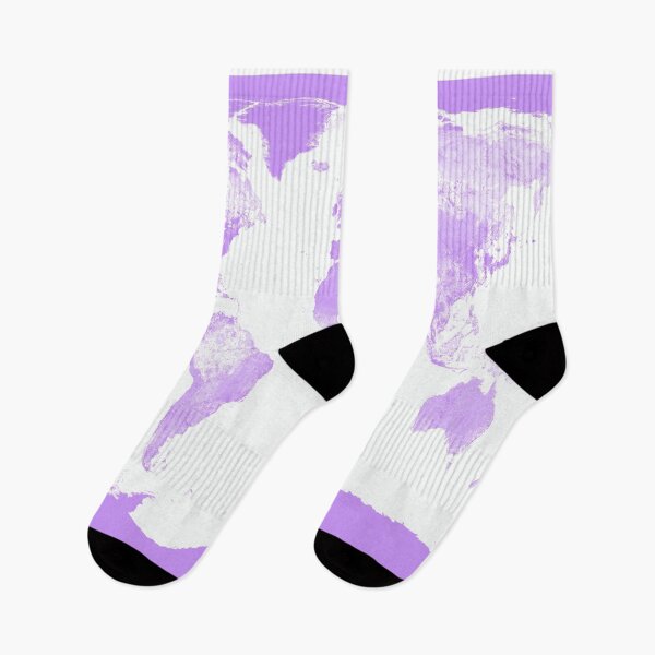 Item preview, World Map Lavender designed and sold by 2sweetsDesign.