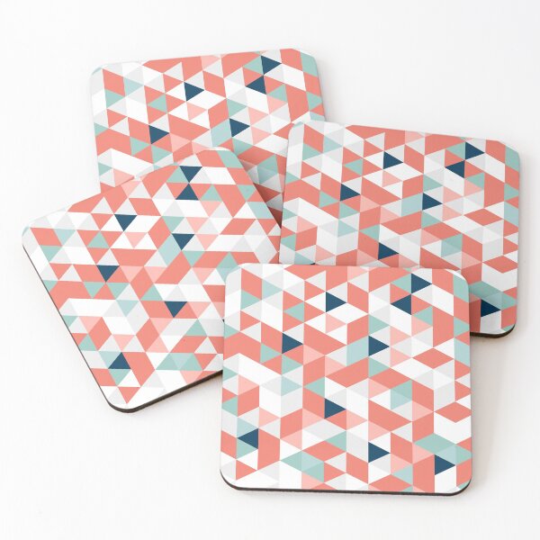 Item preview, Coral Teal Prism designed and sold by oppositedge.