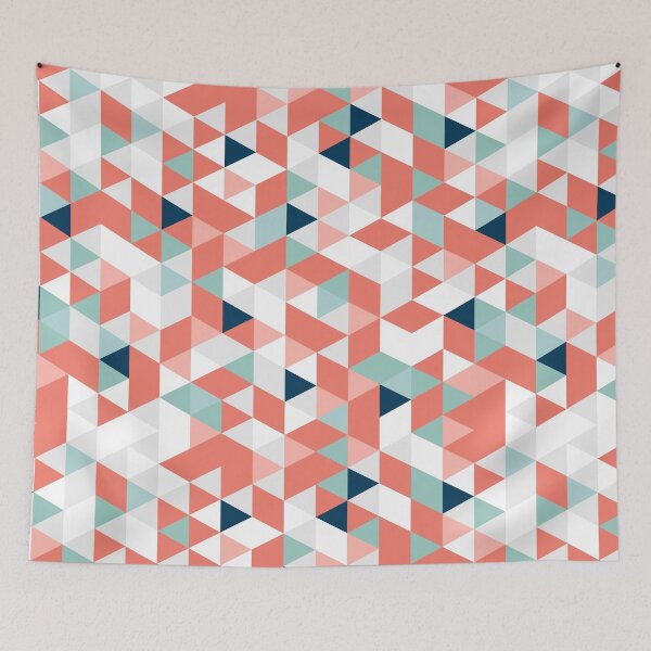 Item preview, Coral Teal Prism designed and sold by oppositedge.