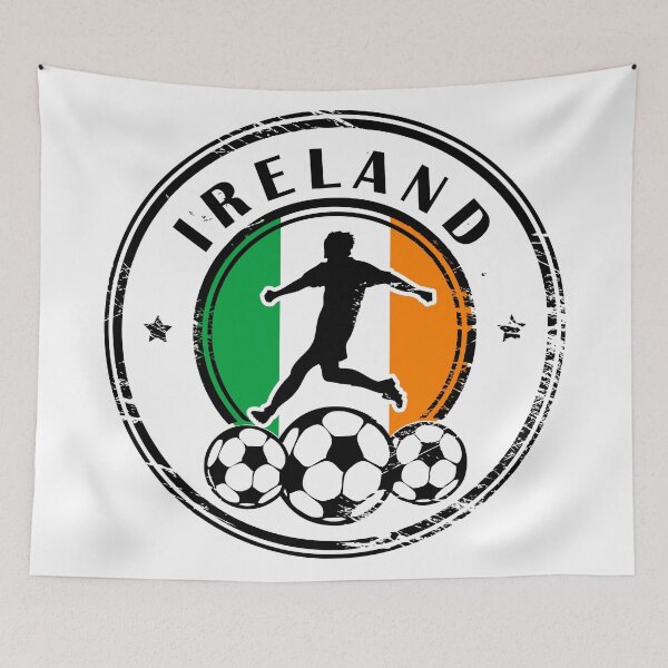 Item preview, Design with football, name and flag of Ireland designed and sold by studio838.