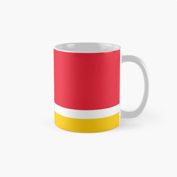 Aperçu de l'œuvre Bandes jaunes rouges de Liverpool créée et vendue par Sporting Colour.