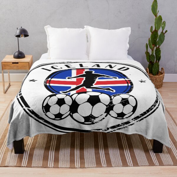 Item preview, Design with football, name and flag of Iceland designed and sold by studio838.