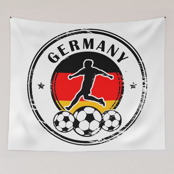 Item preview, Design with football, name and flag of Germany designed and sold by studio838.
