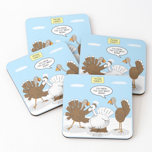 Item preview, Snow Turkey Decoy designed and sold by Out to Lunch Cartoons and More.