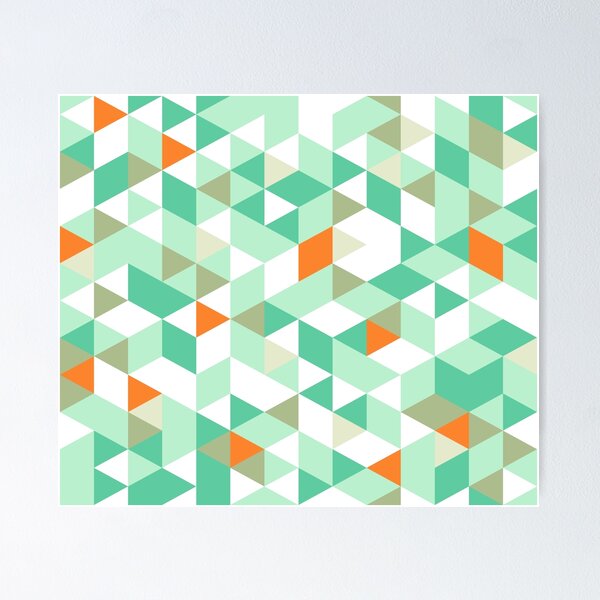 Item preview, Happy Green Prism designed and sold by oppositedge.
