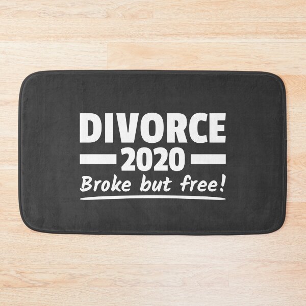 Item preview, Divorce 2020 Broke But Free Divorced Couple designed and sold by Team150Designz.