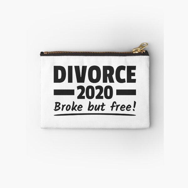 Item preview, Divorce 2020 Broke But Free Divorced Couple designed and sold by Team150Designz.