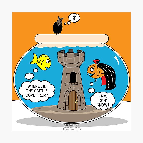 "Fishbowl Halloween Castle" Photographic Print for Sale by OutToLunch