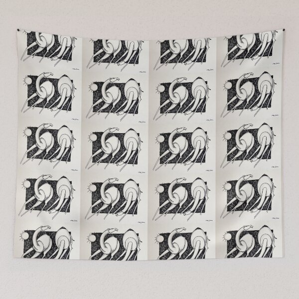 Item preview, Line Camels By Artguru 0198, 28 X 22, - Ink On Paper designed and sold by Art Guru.