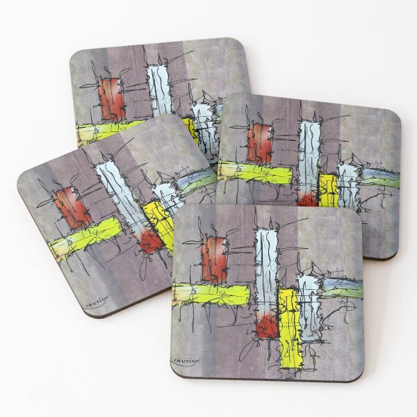 Item preview, Block Scribbles By Artguru 0200, 28 X 22, - Acrylic On Paper designed and sold by Art Guru.
