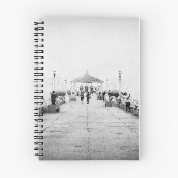 Item preview, Manhattan Beach Pier In Black And White designed and sold by Glenn McCarthy.