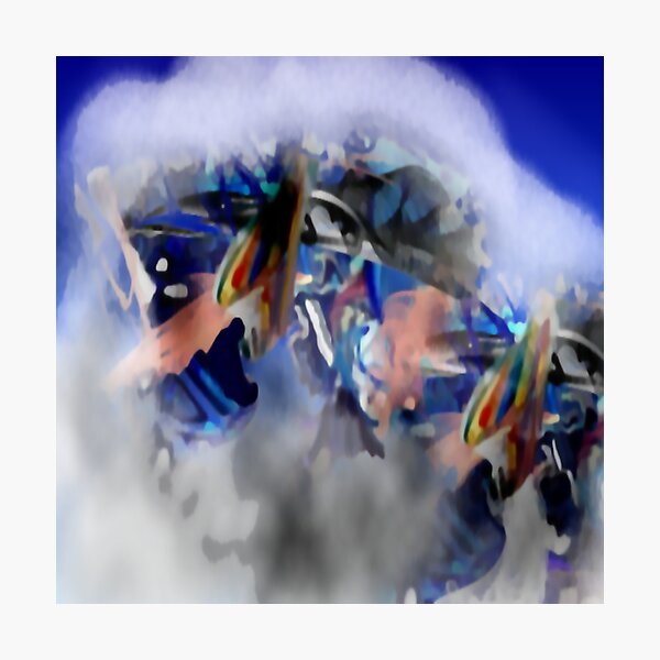 DANCING HORSE ABSTRACT Photographic Print