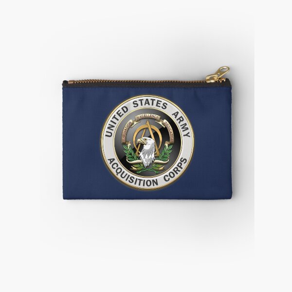 Item preview, Acquisition Corps - A A C Branch Insignia over Blue Velvet designed and sold by Serge Averbukh Art Studio.