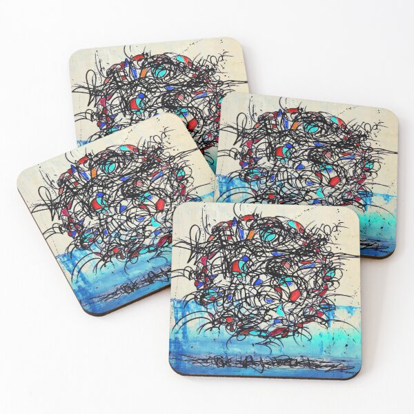 Item preview, Scribble Ball By Artguru 0187, 28 X 22, - Acrylic On Paper designed and sold by Art Guru.