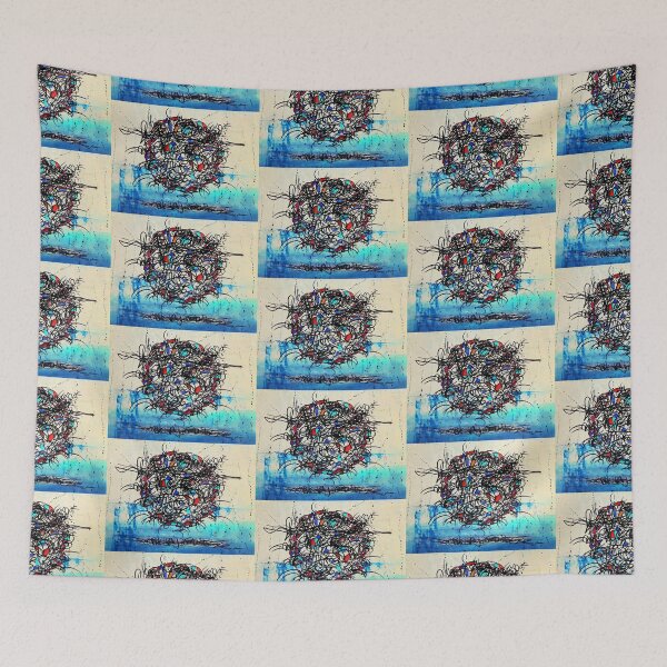 Item preview, Scribble Ball By Artguru 0187, 28 X 22, - Acrylic On Paper designed and sold by Art Guru.