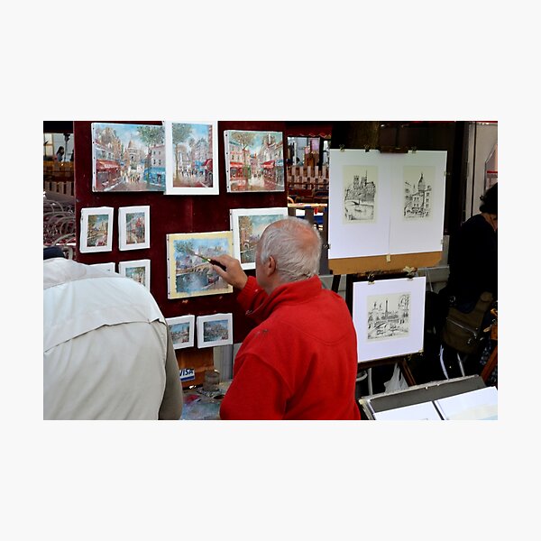 Street Painter Photographic Print