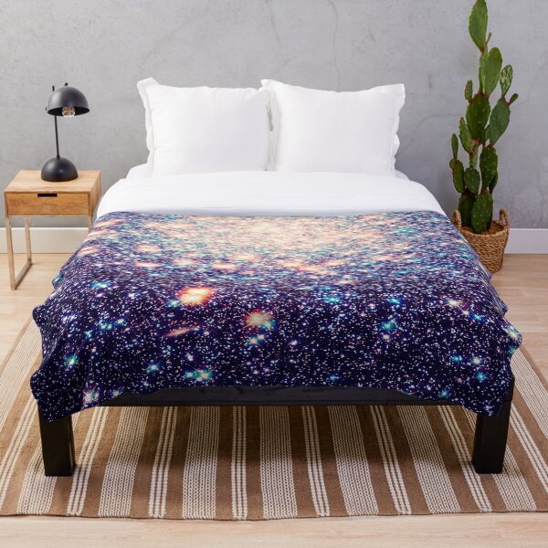 Aperçu de l'œuvre Ombre mauve, turquoise et étoiles de la galaxie créée et vendue par 2sweetsDesign.