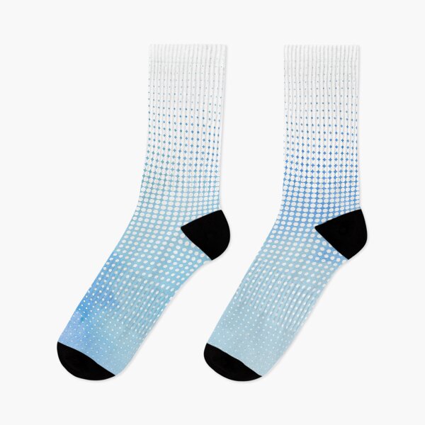 Item preview, Halftone pattern over blue watercolour designed and sold by Girty.