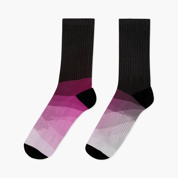 Item preview, Geometric Ombre Magenta Pink Gray Black designed and sold by 2sweetsDesign.