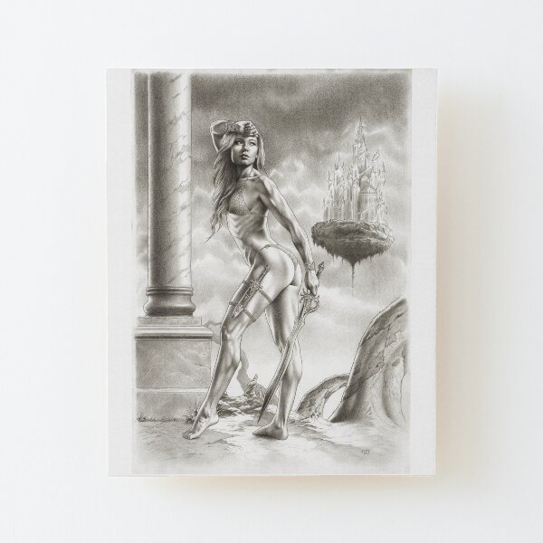 RISE OF THE AMAZONS Wood Mounted Print