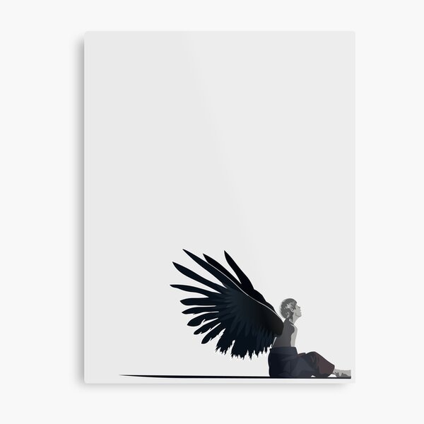 BTS Taehyung - Black Swan: Shadows Metal Print