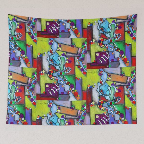 Item preview, Abstract Landscape From Above By Artguru 0164, 22 X 28, - Acrylic On Paper designed and sold by Art Guru.