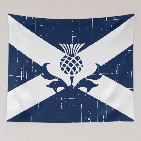 Artikelvorschau, Saltire Scottish Flag und Scottish Thistle entworfen und verkauft von CoolYule.