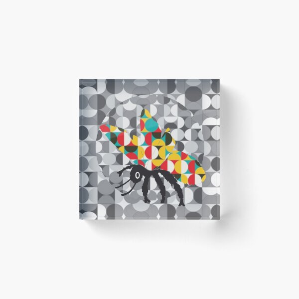 Bee colours Acrylic Block
