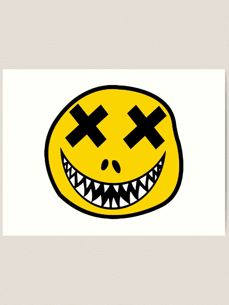 絵 no.8 (smile) Grinning X-Eyes Smiley;