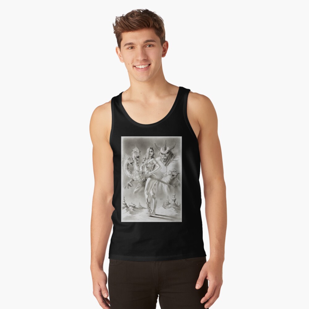 Vista previa del artículo con la obra «Camiseta de tirantes», diseñado y vendido por jairovalverde.