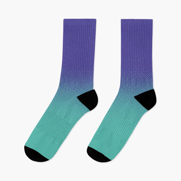 Item preview, Purple halftone pattern over aqua-blue teal background designed and sold by Girty.