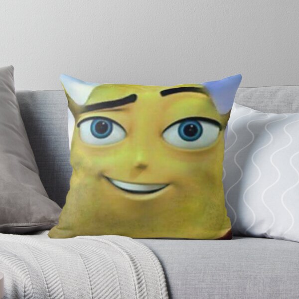 Shrek Face Meme Throw Pillow, Shrek Movie Pillow Cases Gifts Unisex Adults