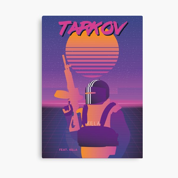 Killa - SynthWave Edition - Escape From Tarkov Canvas Print