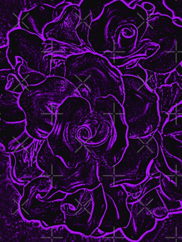 Thumbnail 4 of 4, iPhone Case, Electric Purple Roses designed and sold by Ann Kronick.