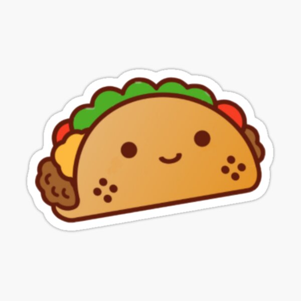 Item preview, cute taco designed and sold by strangewallows.
