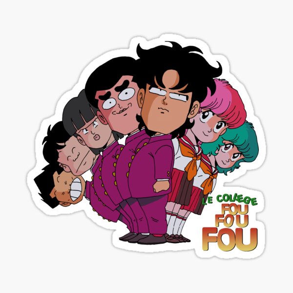 High School Kimengumi Le College Fou Fou Fou Sticker