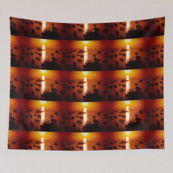 Item preview, Sunset in Stone Town Zanzibar designed and sold by LearsInteriors.