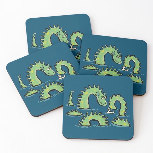 Sea serpent Coasters (Set of 4)