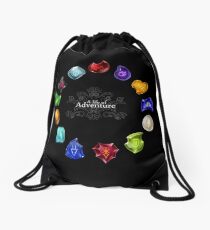 A Life of Adventure Drawstring Bag