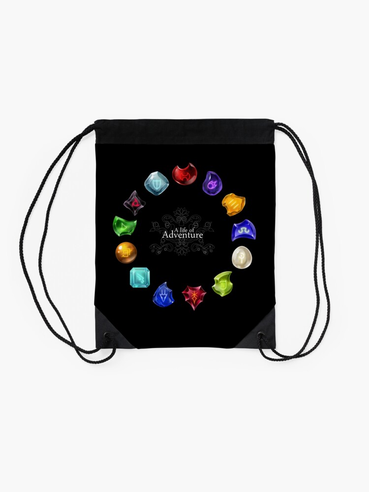 Alternate view of A Life of Adventure Drawstring Bag