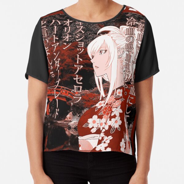 Kiss-Shot Yukata Chiffon Top