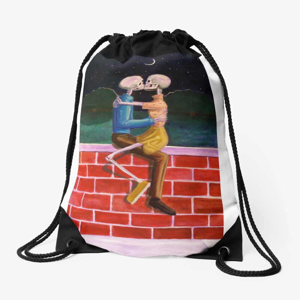 Eternal Kiss Drawstring Bag