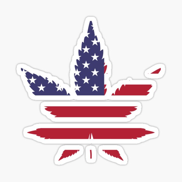 American weed Sticker