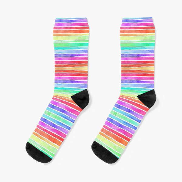 Bright Rainbow Socks