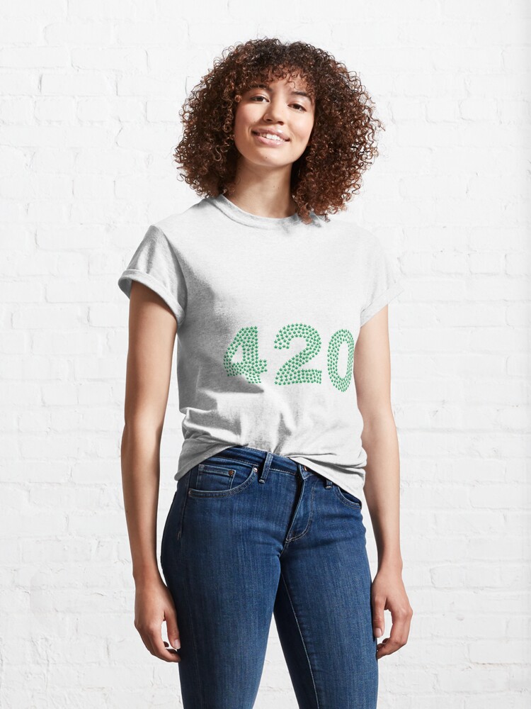 Alternate view of Weed 420 Classic T-Shirt